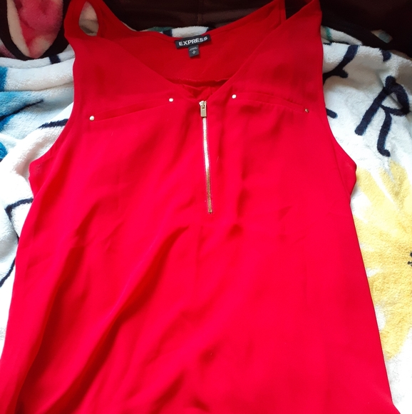 Express Tops - Express Zippered Blouse Size S